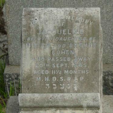 COHEN Jacqueline -1945