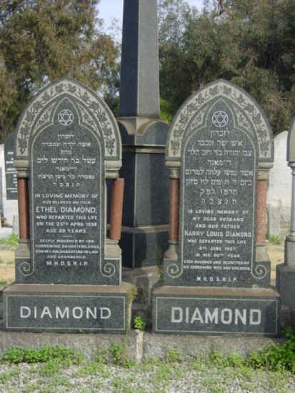 DIAMOND Harry Louis -1927 &amp; Ethel-1938