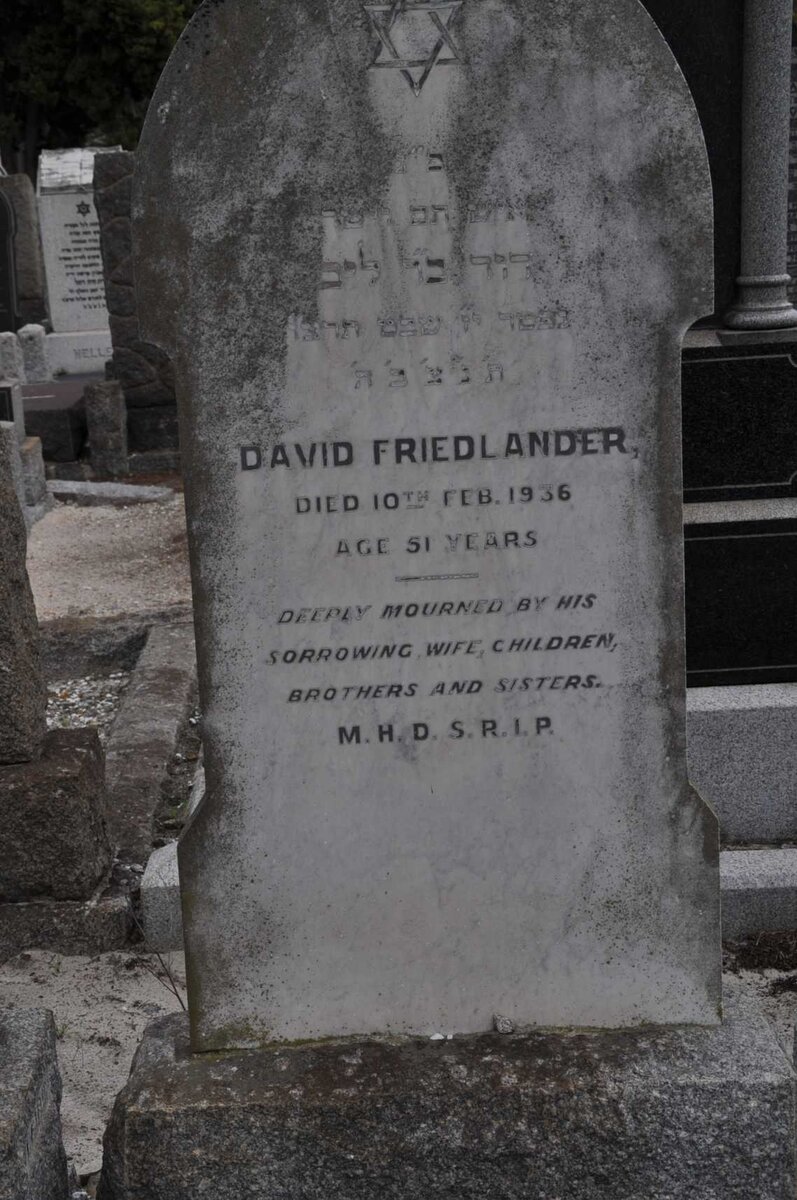 FRIEDLANDER David -1936