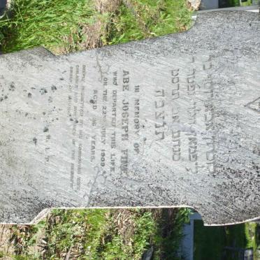 FINE Abe Joseph  -1909 