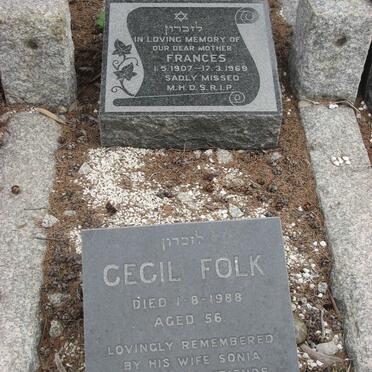 FOLK Cecil -1988 :: ? Frances 1907-1969