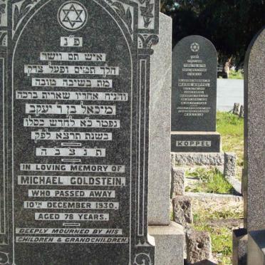 GOLDSTEIN Michael  -1930 