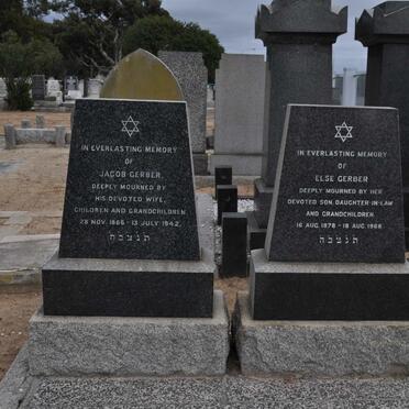 GERBER Jacob 1866-1942 &amp; Else 1878-1968