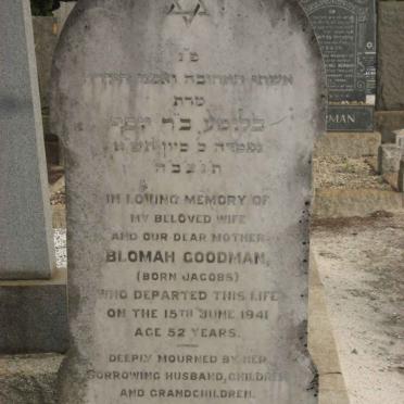GOODMAN Blomah nee JACOBS -1941