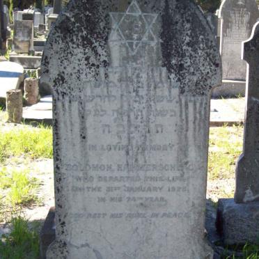 HAMMERSLAG Solomon  -1925