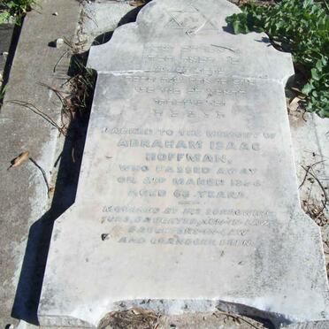 HOFFMAN Abraham Isaac  -1926 