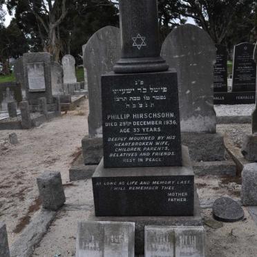 HIRSCHSOHN Phillip -1936