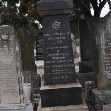 HIRSCHSON Herman George -1941