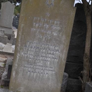 JACKSON Joseph -1940