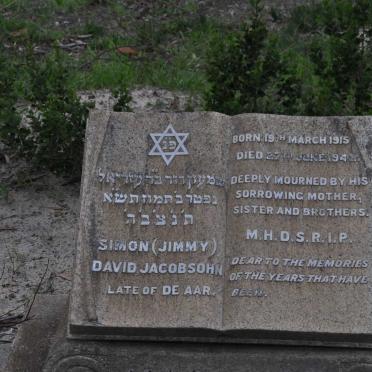 JACOBSON Simon David 1915-1941