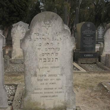 JOSHELOWITZ Chia Yehta -192?