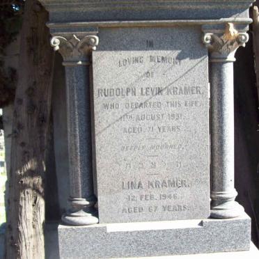 KRAMER Rudolph Levin -1951 &amp; Lina -1946