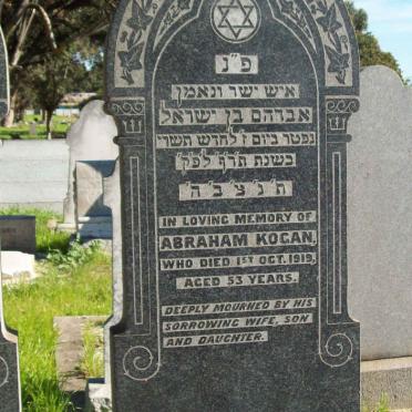 KOGAN Abraham  -1919 
