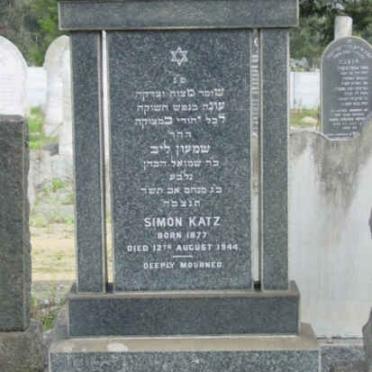 KATZ Simon 1877-1944