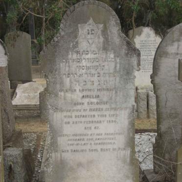 KLIVANSKY Amelia nee SOLOMON -1924