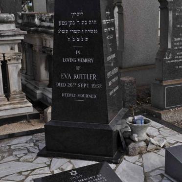 KOTTLER Eva -1952 :: KOTTLER Harry 1906-1991