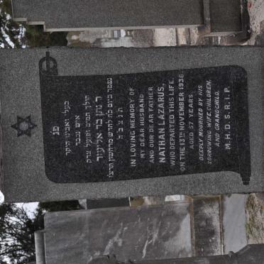 LAZARUS Nathan -1936