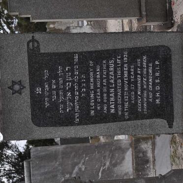 LAZARUS Nathan -1936