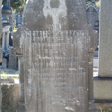 LABOVITZ Louis Harry  -1929