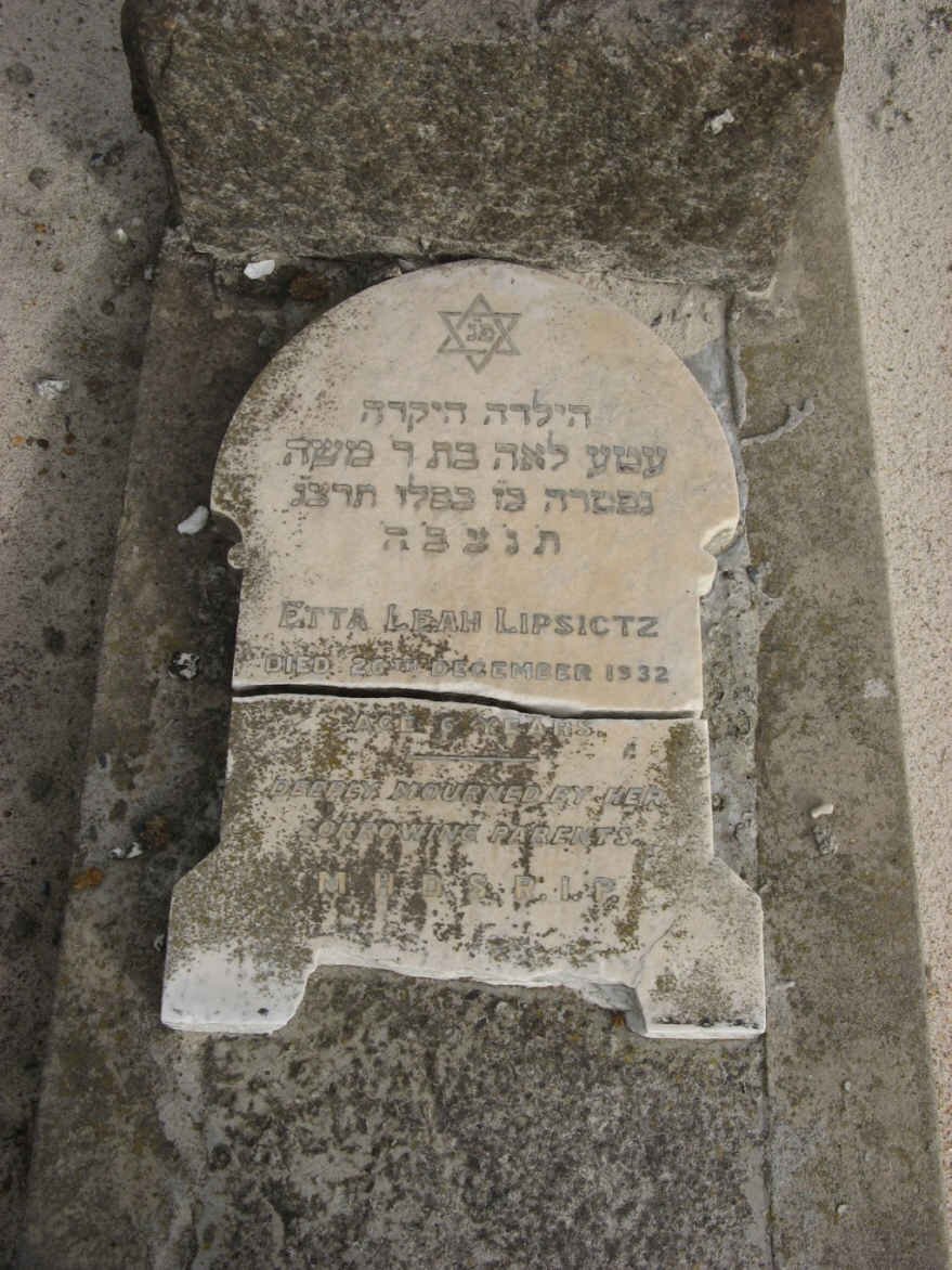 LIPSICTZ Etta Leah -1932