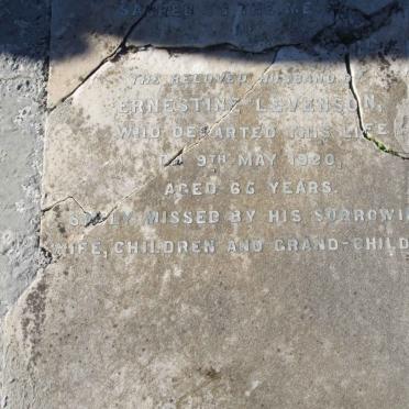 LEVENSON Lewis -1920 