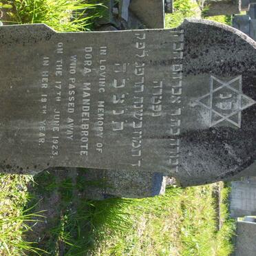 MANDELBROTE Dora  -1923 