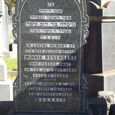 ROSENBERG Minnie  -1944 