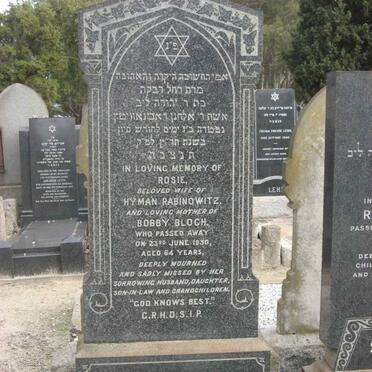 RABINOWITZ Rosie -1930