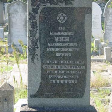 ROSENTHALL Reuben -1942