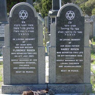 ROSEN Harry -1958 &amp; Florence -1957