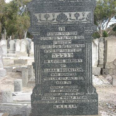 ROSENSTEIN Sarah -1931