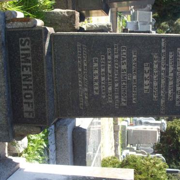 SIMENHOFF Elias -1925 