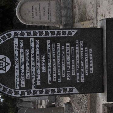 SHAER Joseph D. -1928