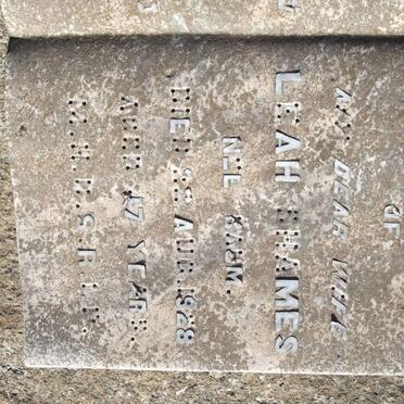 SHAMES Leah nee BAUM  -1928