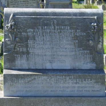 SILVA Horace M. 1866-1936  &amp; Linda Esther MARTINEZ 1878-19??