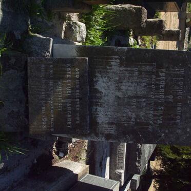 SILVA Frederick -1927 &amp; Kate Ethel Margaret -1963 