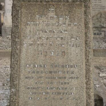 TABACHOWITZ Hyman Solomon -1917