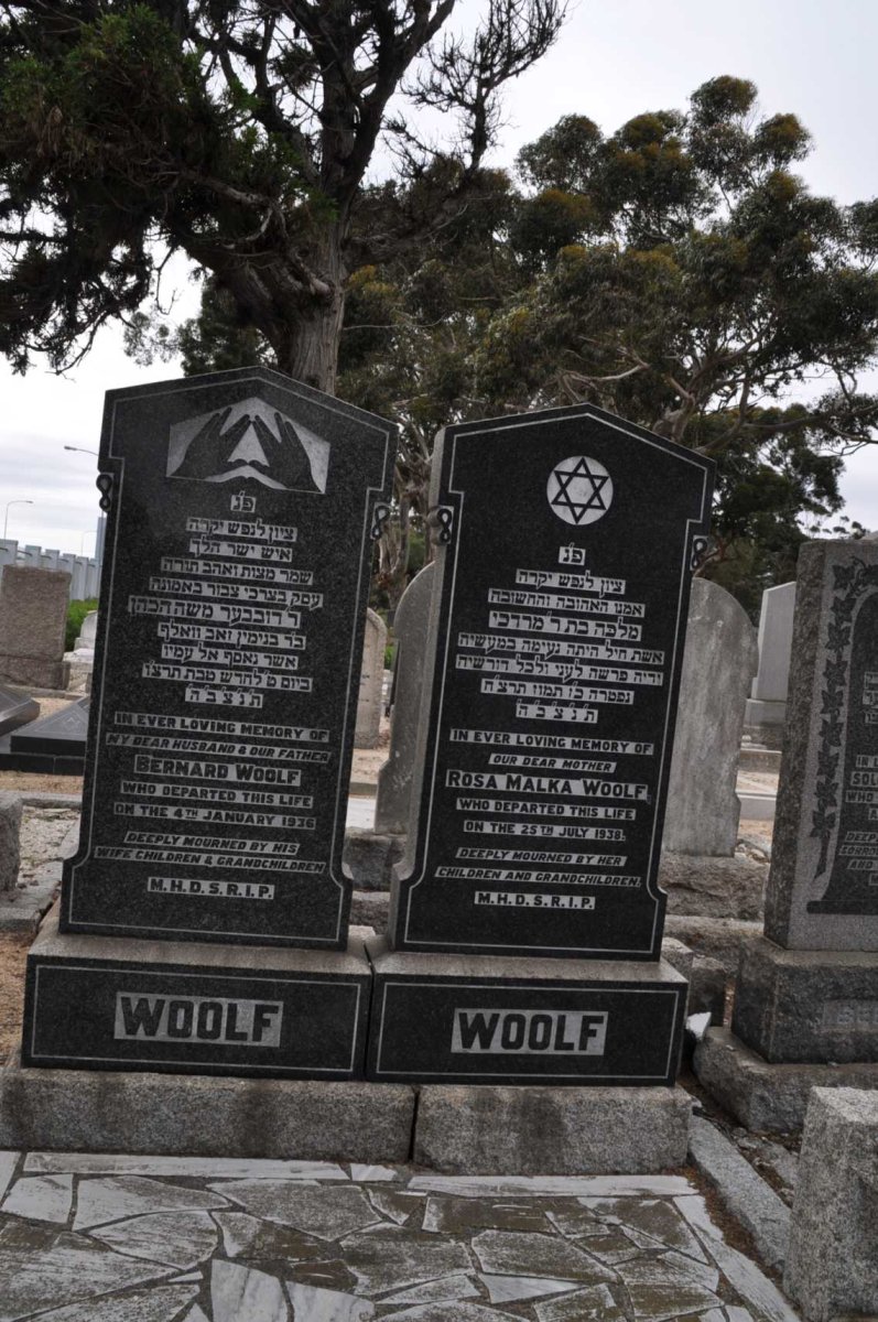 WOOLF Bernard -1936 &amp; Rosa Malka -1938