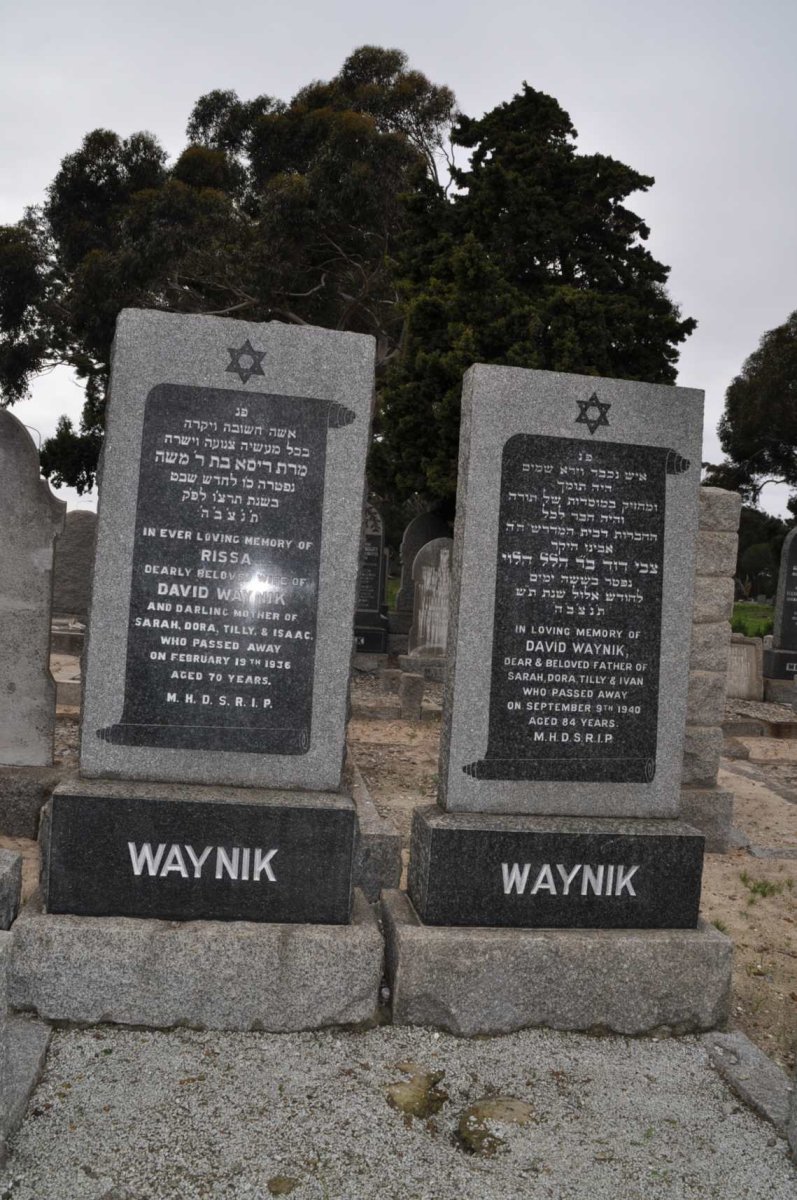 WAYNIK David -1940 &amp; Rissa -1936