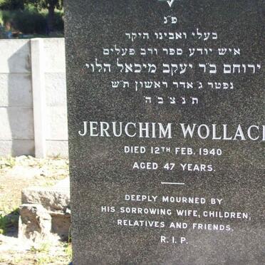 WOLLACH Jeruchim  -1940 