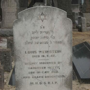 WEINSTEIN Louis -1942