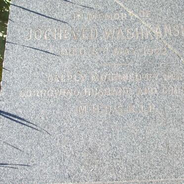 WASHKANSKY Jocheved  -1922