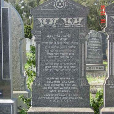 ZACKON Solomon -1936