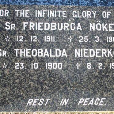 NOKER Friedburga 1911-1965 :: NIEDERKORN Theobalda 1900-1988