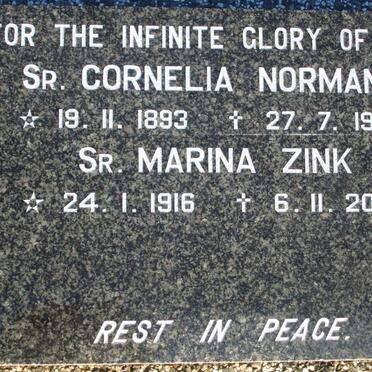 NORMANN Cornelia 1893-1974 :: ZINK Marina 1916-2007