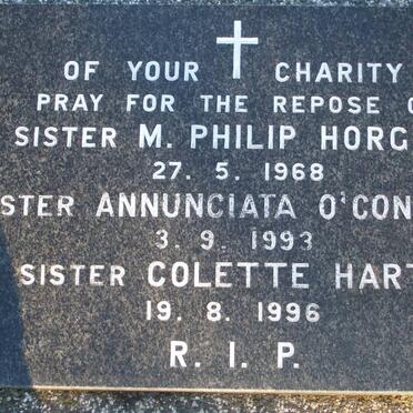 HORGAN M. Philip -1968 :: O'CONNELL Annunciata -1993 :: HARTE Colette -1996