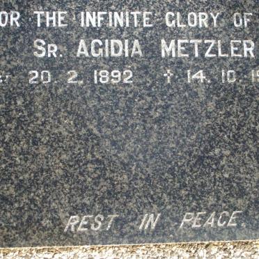 METZLER Agidia 1892-1972
