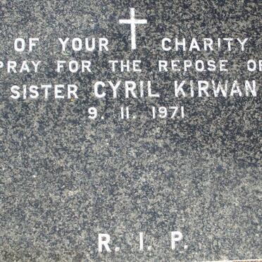 KIRWAN Cyril -1971