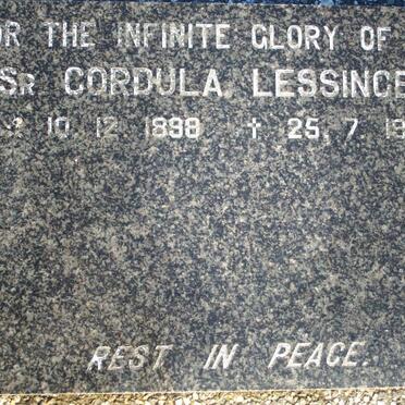 LESSINGER Cordula 1898-1970