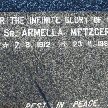 METZGER ARMELLA 1912-1990